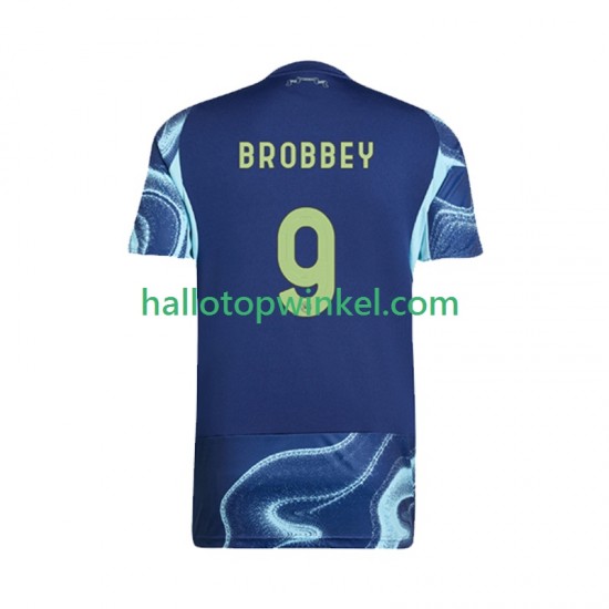 AFC Ajax Voetbalshirt Brian Brobbey 9 Heren Uit Tenue 2025-2026 Korte Mouw