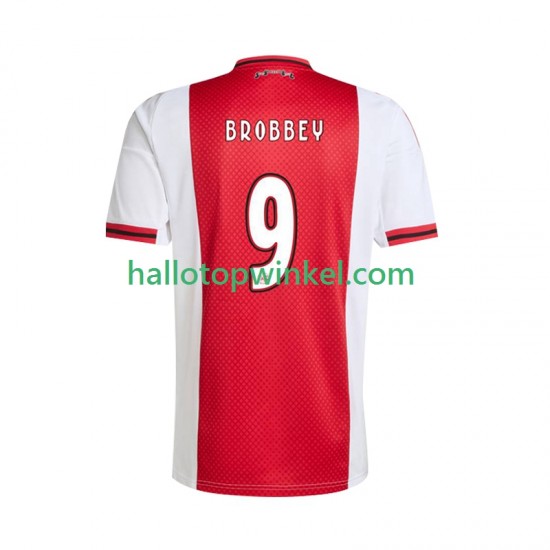 AFC Ajax Voetbalshirt Brian Brobbey 9 Heren Thuis Tenue 2025-2026 Korte Mouw