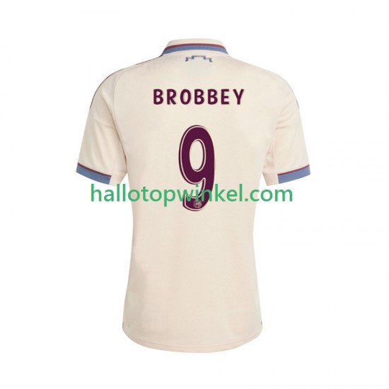 AFC Ajax Voetbalshirt Brian Brobbey 9 Heren Derde Tenue 2025-2026 Korte Mouw