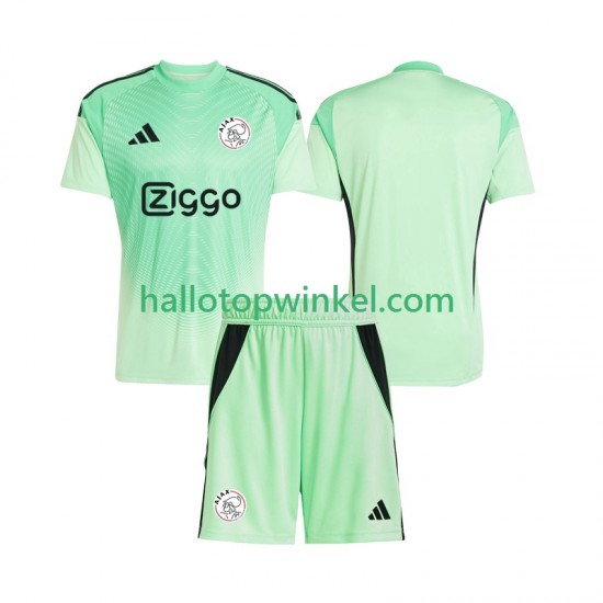 AFC Ajax Voetbalshirt Doelman Kleuters/Kids Thuis Tenue 2025-2026 Korte Mouw