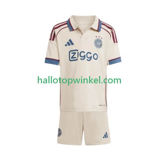 AFC Ajax Voetbalshirt Kleuters/Kids Derde Tenue 2025-2026 Korte Mouw
