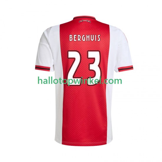 AFC Ajax Voetbalshirt Steven Berghuis 23 Heren Thuis Tenue 2025-2026 Korte Mouw