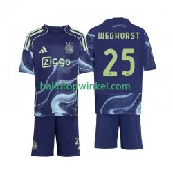 AFC Ajax Voetbalshirt Wout Weghorst 25 Kleuters/Kids Uit Tenue 2025-2026 Korte Mouw