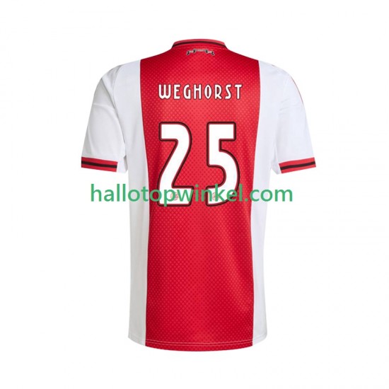 AFC Ajax Voetbalshirt Wout Weghorst 25 Heren Thuis Tenue 2025-2026 Korte Mouw