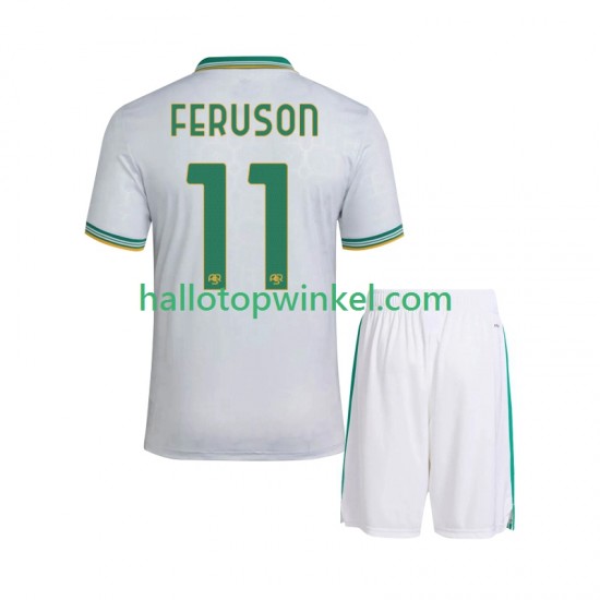 AS Roma Voetbalshirt Evan Ferguson 11 Kleuters/Kids Derde Tenue 2025-2026 Korte Mouw