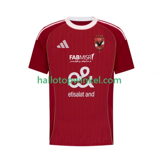 Voetbalshirt Al Ahly SC Heren Thuis Tenue 2025-2026 Korte Mouw