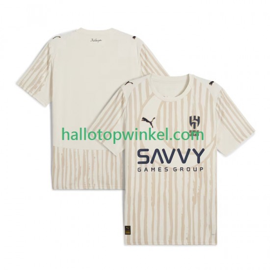 Voetbalshirt Al Hilal CWC Heren Uit Tenue 2025-2026 Korte Mouw