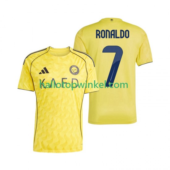 Voetbalshirt Al Nassr Cristiano Ronaldo 7 Heren Thuis Tenue 2025-2026 Korte Mouw