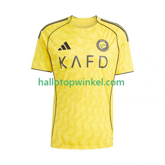 Voetbalshirt Al Nassr Heren Thuis Tenue 2025-2026 Korte Mouw