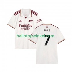 Arsenal Voetbalshirt Bukayo Saka 7 Heren Derde Tenue 2025-2026 Korte Mouw
