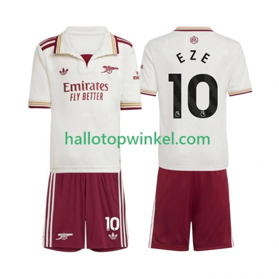 Arsenal Voetbalshirt Eberechi Eze 10 Kleuters/Kids Derde Tenue 2025-2026 Korte Mouw