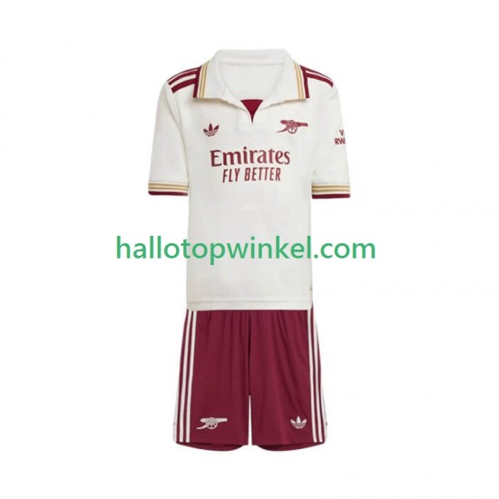 Arsenal Voetbalshirt Kleuters/Kids Derde Tenue 2025-2026 Korte Mouw