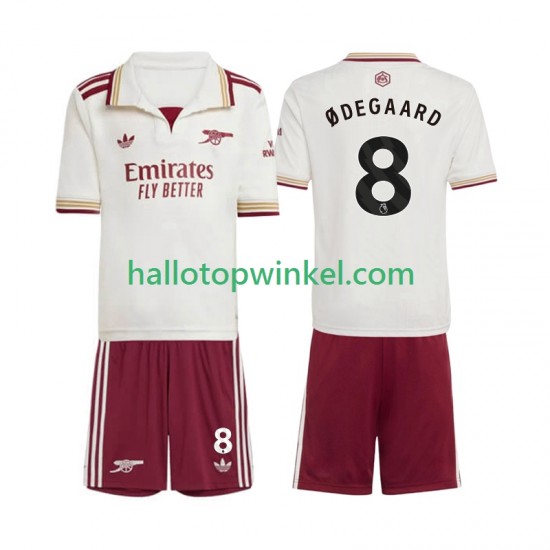 Arsenal Voetbalshirt Martin Odegaard 8 Kleuters/Kids Derde Tenue 2025-2026 Korte Mouw