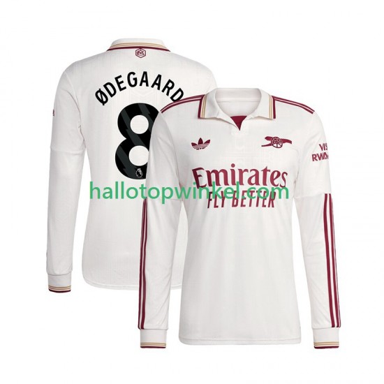Arsenal Voetbalshirt Martin Odegaard 8 Heren Derde Tenue 2025-2026 Lange Mouw