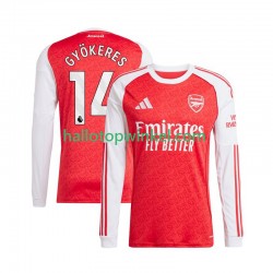Arsenal Voetbalshirt Viktor Gyokeres 14 Heren Thuis Tenue 2025-2026 Lange Mouw