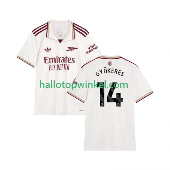 Arsenal Voetbalshirt Viktor Gyokeres 14 Heren Derde Tenue 2025-2026 Korte Mouw