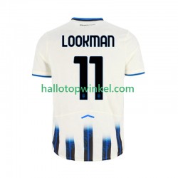 Atalanta Voetbalshirt Ademola Lookman 11 Heren Uit Tenue 2025-2026 Korte Mouw