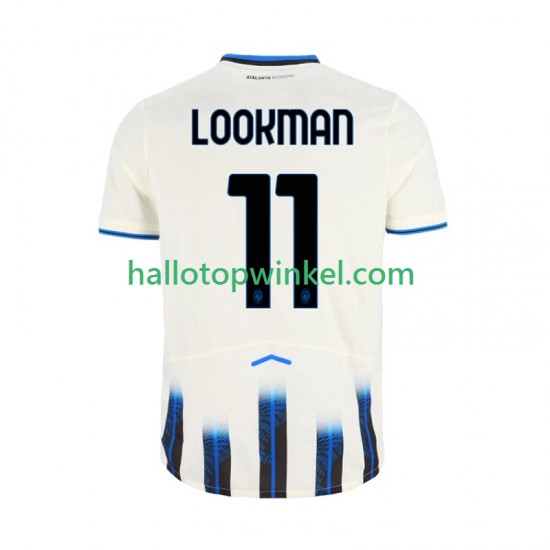 Atalanta Voetbalshirt Ademola Lookman 11 Heren Uit Tenue 2025-2026 Korte Mouw