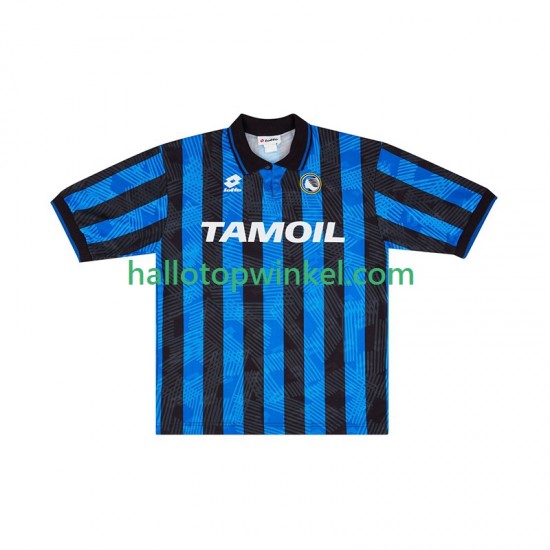 Atalanta Voetbalshirt 1991 Retro Heren Thuis Tenue Korte Mouw