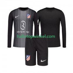 Atlético Madrid Voetbalshirt Doelman Kleuters/Kids Uit Tenue 2025-2026 Lange Mouw