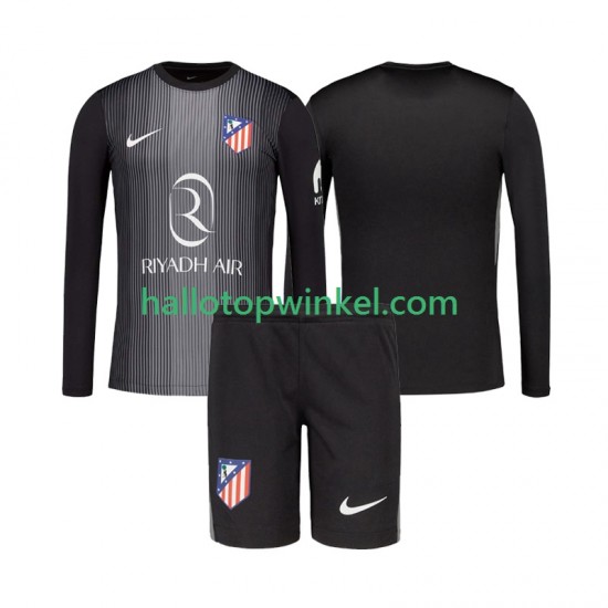 Atlético Madrid Voetbalshirt Doelman Kleuters/Kids Uit Tenue 2025-2026 Lange Mouw