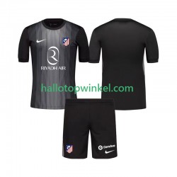 Atlético Madrid Voetbalshirt Doelman Kleuters/Kids Uit Tenue 2025-2026 Korte Mouw