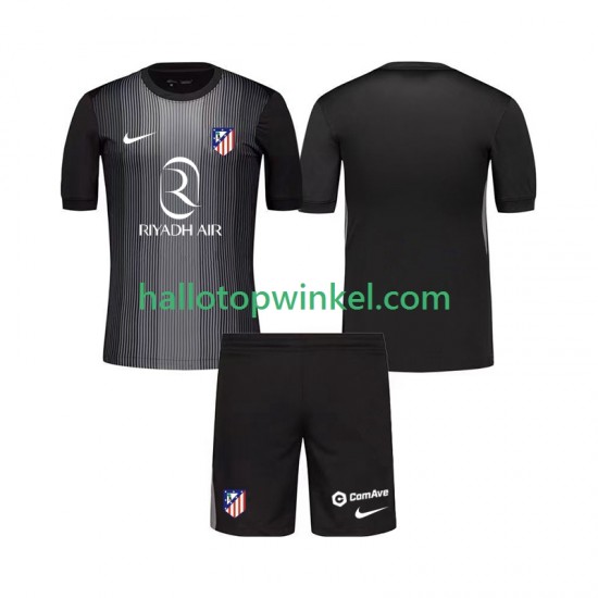 Atlético Madrid Voetbalshirt Doelman Kleuters/Kids Uit Tenue 2025-2026 Korte Mouw