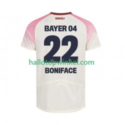 Bayer 04 Leverkusen Voetbalshirt Victor Boniface 22 Heren Uit Tenue 2025-2026 Korte Mouw