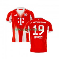 FC Bayern München Voetbalshirt Alphonso Davies 19 Heren Thuis Tenue 2025-2026 Korte Mouw