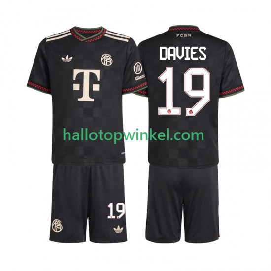 FC Bayern München Voetbalshirt Alphonso Davies 19 Kleuters/Kids Derde Tenue 2025-2026 Korte Mouw