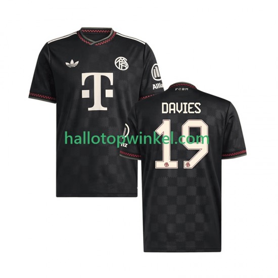 FC Bayern München Voetbalshirt Alphonso Davies 19 Heren Derde Tenue 2025-2026 Korte Mouw
