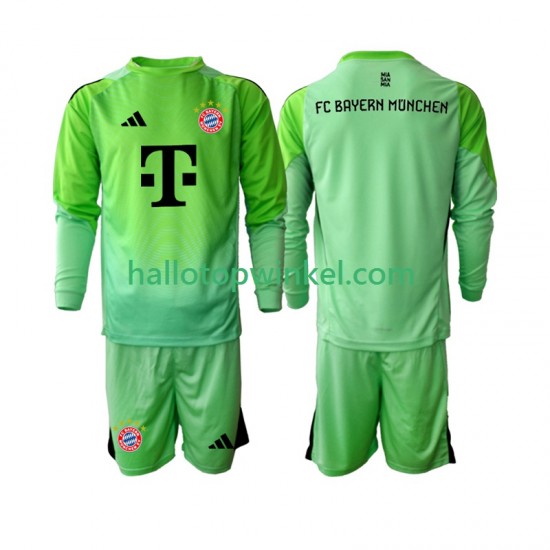 FC Bayern München Voetbalshirt Doelman Kleuters/Kids Thuis Tenue 2025-2026 Lange Mouw