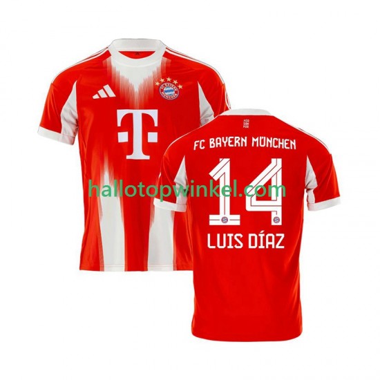 FC Bayern München Voetbalshirt Luis Diaz 14 Heren Thuis Tenue 2025-2026 Korte Mouw