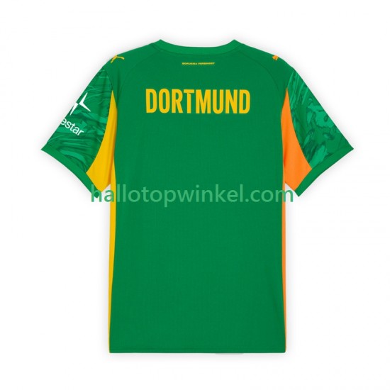 Borussia Dortmund Voetbalshirt Doelman Heren Thuis Tenue 2025-2026 Korte Mouw