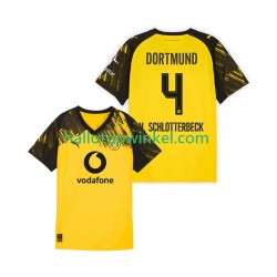 Borussia Dortmund Voetbalshirt Nico Schlotterbeck 4 Heren Thuis Tenue 2025-2026 Korte Mouw