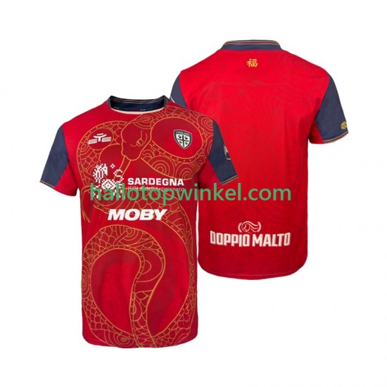 Cagliari Voetbalshirt Special Heren Thuis Tenue 2025-2026 Korte Mouw