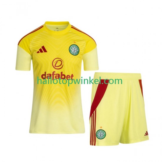 Celtic Voetbalshirt FC Doelman Kleuters/Kids Thuis Tenue 2025-2026 Korte Mouw