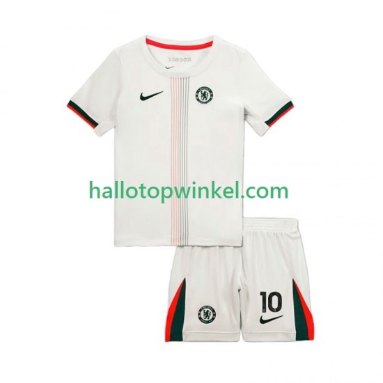 Chelsea Voetbalshirt Cole Palmer 10 Kleuters/Kids Uit Tenue 2025-2026 Korte Mouw