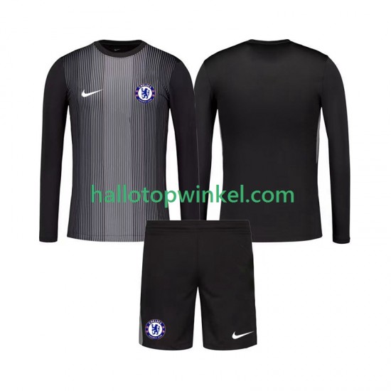 Chelsea Voetbalshirt Doelman Kleuters/Kids Thuis Tenue 2025-2026 Lange Mouw