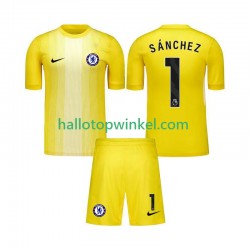 Chelsea Voetbalshirt Robert Sanchez 1 Doelman Kleuters/Kids Derde Tenue 2025-2026 Korte Mouw