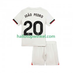 Chelsea Voetbalshirt Joao Pedro 20 Kleuters/Kids Uit Tenue 2025-2026 Korte Mouw