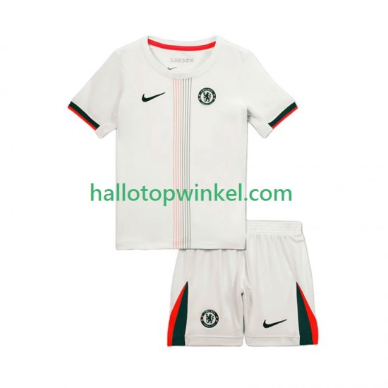 Chelsea Voetbalshirt Kleuters/Kids Uit Tenue 2025-2026 Korte Mouw