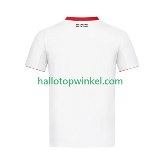 Eintracht Frankfurt Voetbalshirt Heren Uit Tenue 2024-2025 Korte Mouw