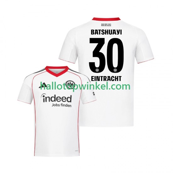 Eintracht Frankfurt Voetbalshirt Michy Batshuayi 30 Heren Uit Tenue 2025-2026 Korte Mouw