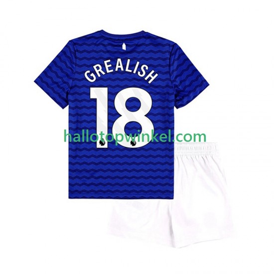 Everton Voetbalshirt Jack Grealish 18 Kleuters/Kids Thuis Tenue 2025-2026 Korte Mouw