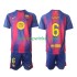 FC Barcelona Voetbalshirt Gavi 6 Kleuters/Kids Thuis Tenue 2025-2026 Korte Mouw