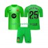 FC Barcelona Voetbalshirt Szczesny 25 Doelman Kleuters/Kids Thuis Tenue 2025-2026 Korte Mouw