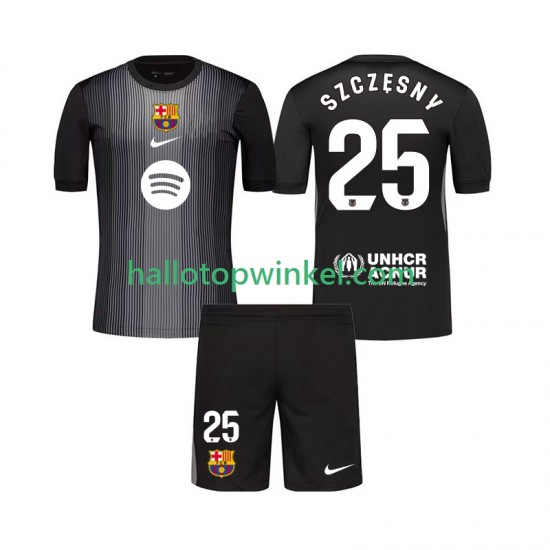 FC Barcelona Voetbalshirt Szczesny 25 Doelman Kleuters/Kids Derde Tenue 2025-2026 Korte Mouw