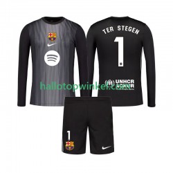 FC Barcelona Voetbalshirt Ter Stegen 1 Doelman Kleuters/Kids Derde Tenue 2025-2026 Lange Mouw