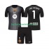 FC Barcelona Voetbalshirt Ter Stegen 1 Doelman Kleuters/Kids Derde Tenue 2025-2026 Korte Mouw